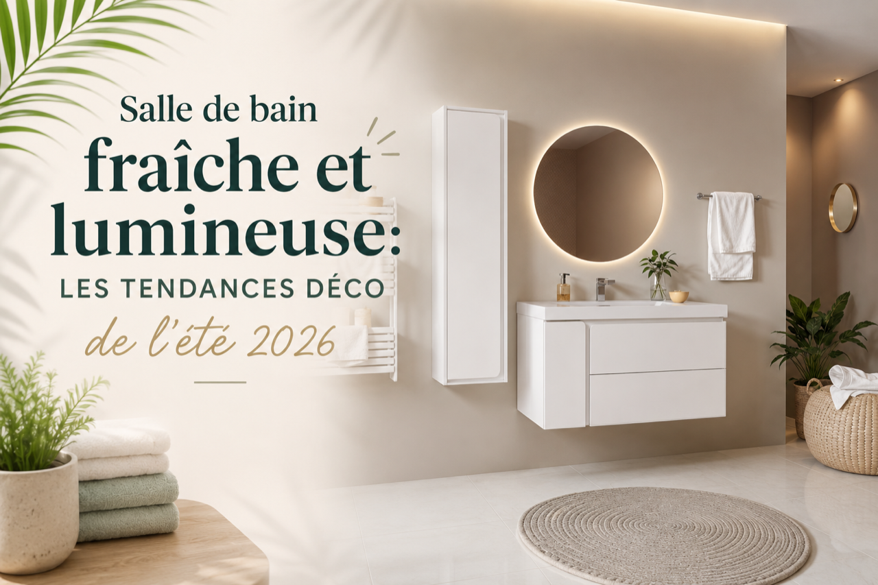 Salle de bain lumineuse: tendances déco été 2026 | Evdema France